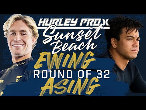 Ethan Ewing vs Keanu Asing | Hurley Pro Sunset Beach 2023 - Round of 32 Heat Replay