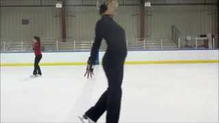 Figure skating to another cool song by Madita-"Pushing"