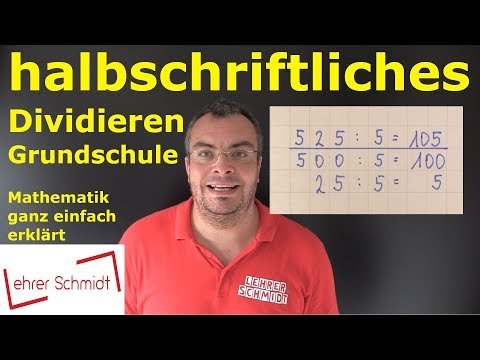 Semi-written division - Mathematics - explained simply | Lehrerschmidt
