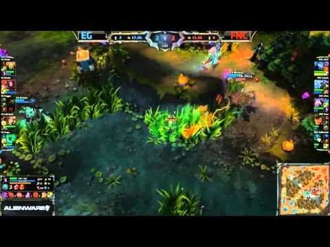 Fnatic Puszu Awesome spell shield stops double ultimate from Evil Geniuses