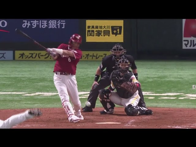 【5回表】 イーグルス・藤田 スタメン起用に応える同点タイムリーを放つ!! 2019/9/5 H-E