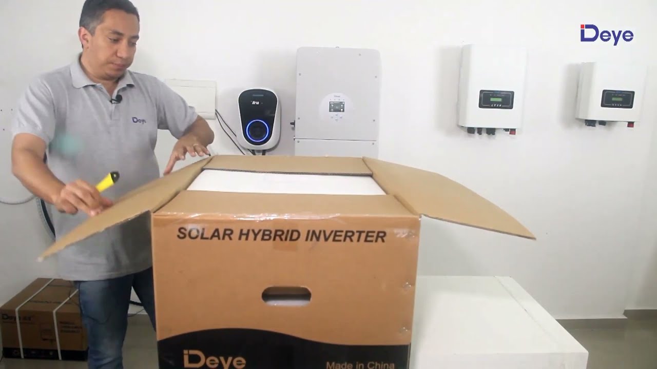 Unboxing do Inversor Híbrido Deye