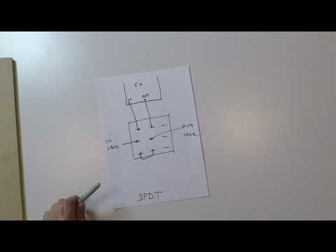 LED with 3PDT switch - Custom Boards pedalboard builder's guide (2018)