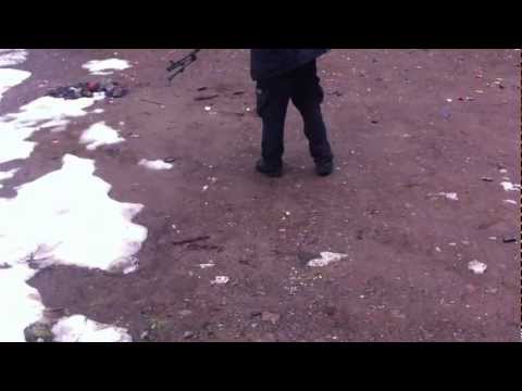 Me fireing a real Dragunov sniper rifle