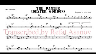 Great Easy Blues Solo for Beginners!!! Dexter Gordon - The Panter