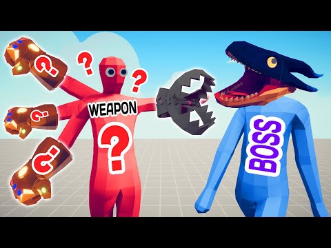 RANDOM WEAPON vs EVERY BOSS | TABS - Totally Accurate Battle Simulator