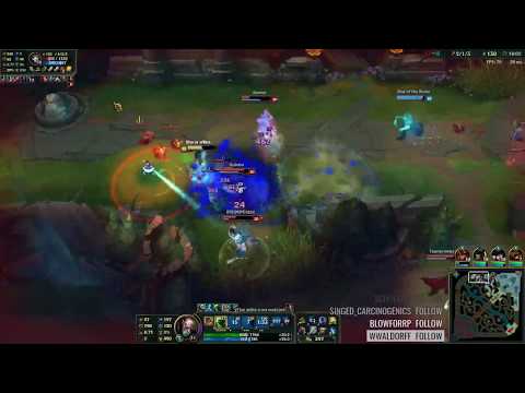 patch 7.14 Singed poison bug or good flash from Jhin?