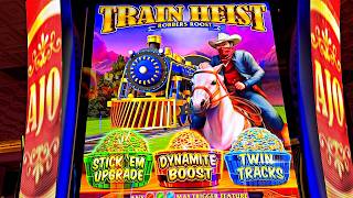 DOUBLE JACKPOT ON THE NEW TRAIN HEIST!!!!!!!!!!!!!