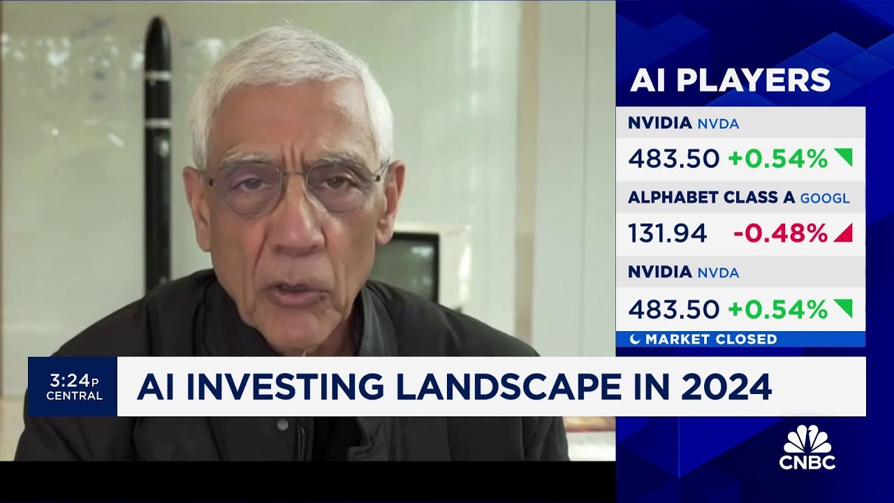 VC Investor Vinod Khosla talks the AI investing landscape in 2024