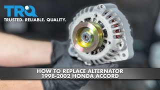 How to Replace Alternator 1998-2002 Honda Accord