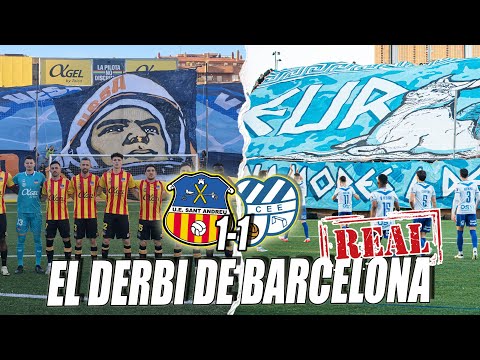 🤯 QUÉ LOCURA es el VERDADERO DERBI de BARCELONA | UE SANT ANDREU 1-1 CE EUROPA vlog 2025
