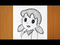 How To Draw Shizuka From Doraemon Step By Step Easy Drawing Ideas For Beginners Step By Step