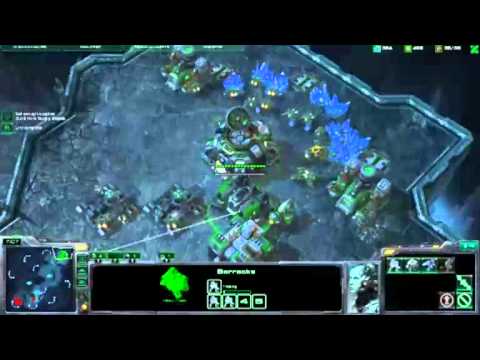Starcraft 2 - Debo's Marauder Attack, "I'm the Juggernaut, bitch!"