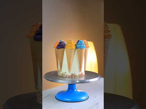 This is how you can make an ice cream cake with 0 effort 🍦