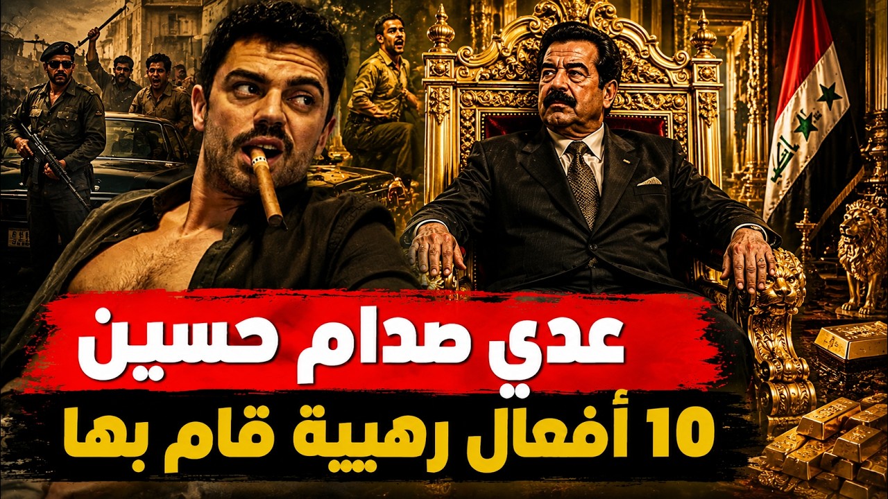 الإبن اللعين للديكتاتور العراق الأعظم | قصي صدام حسين