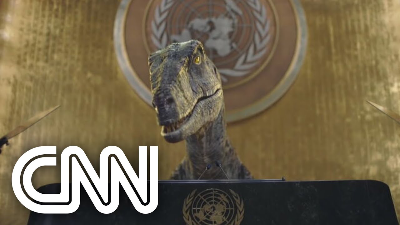 Dinossauro alerta sobre crise climática em vídeo da ONU | CNN PRIME TIME