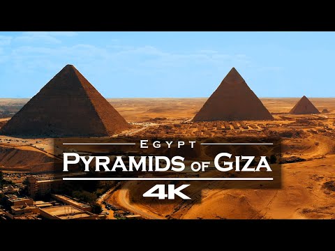 Pyramids - Giza, Egypt 🇪🇬- by drone [4K]
