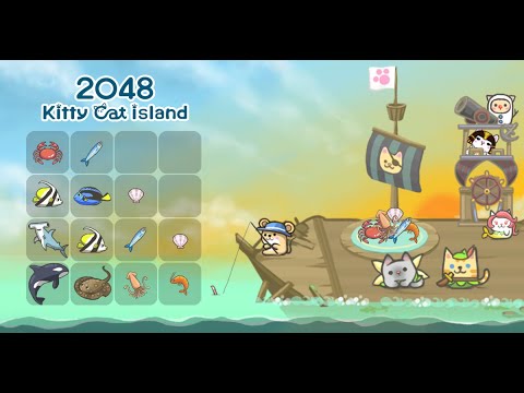 2048 Kitty Cat Island Video