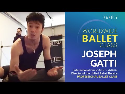Joseph Gatti, International Guest artist, Artistic Director Of United Ballet Theatre. Ballet class