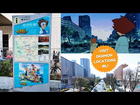 Real Life Digimon Locations, Japan!