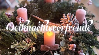 【暗い冬が少し華やぐオーストリアの暮らし】🎄我が家の１２月の準備｜🌿サンドナーさんでクリスマスリース作り｜🎹夫婦で遊び弾き｜🎅リンツ中央市場のクリスマスマーケット