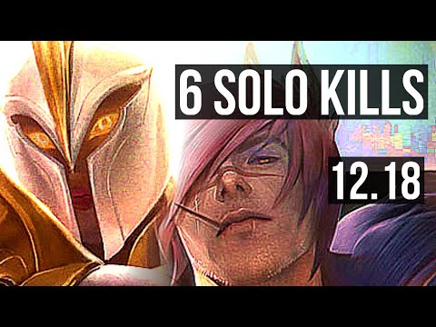 KAYLE vs SETT (TOP) | 14/1/4, Legendary, 6 solo kills, 300+ games | EUW Diamond | 12.18