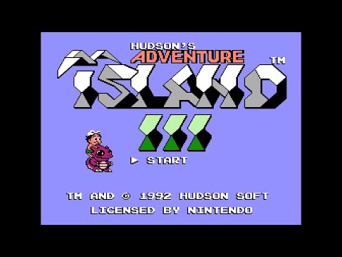 Adventure Island 3 (All Levels, Secrets, Enemies, Fruits, Warps)
