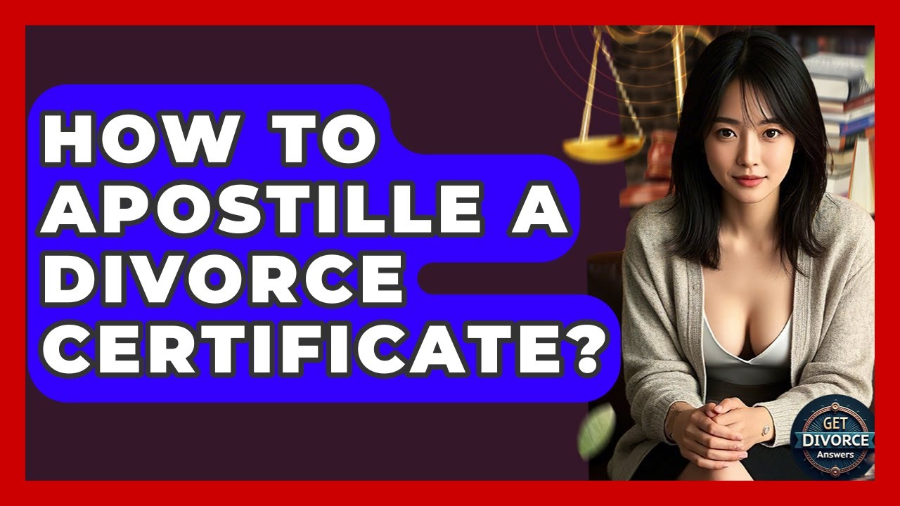 How To Apostille A Divorce Certificate? - Get Divorce Answers