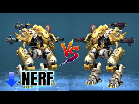 [WR] Nerfed Storm VS Corona / Shotgun Comparison / War Robots Test Server Gameplay