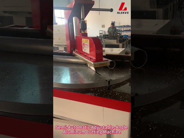 Vídeo de la máquina cortadora de aluminio con ángulo ajustable