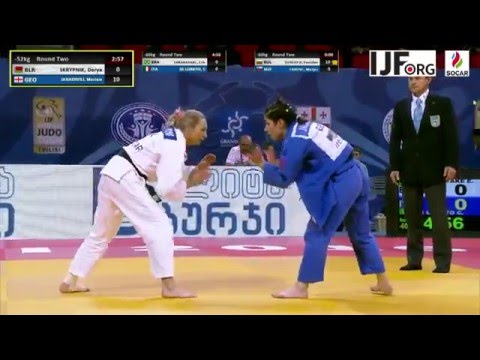 Judo Grand Prix - 2016 - SKRYPNIK, Darya (BLR)-JANASHVILI, Mariam (GEO)