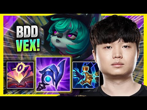 BDD DESTROYING WITH VEX IN KR SOLOQ! - GEN Bdd Plays Vex MID vs Tryndamere!
