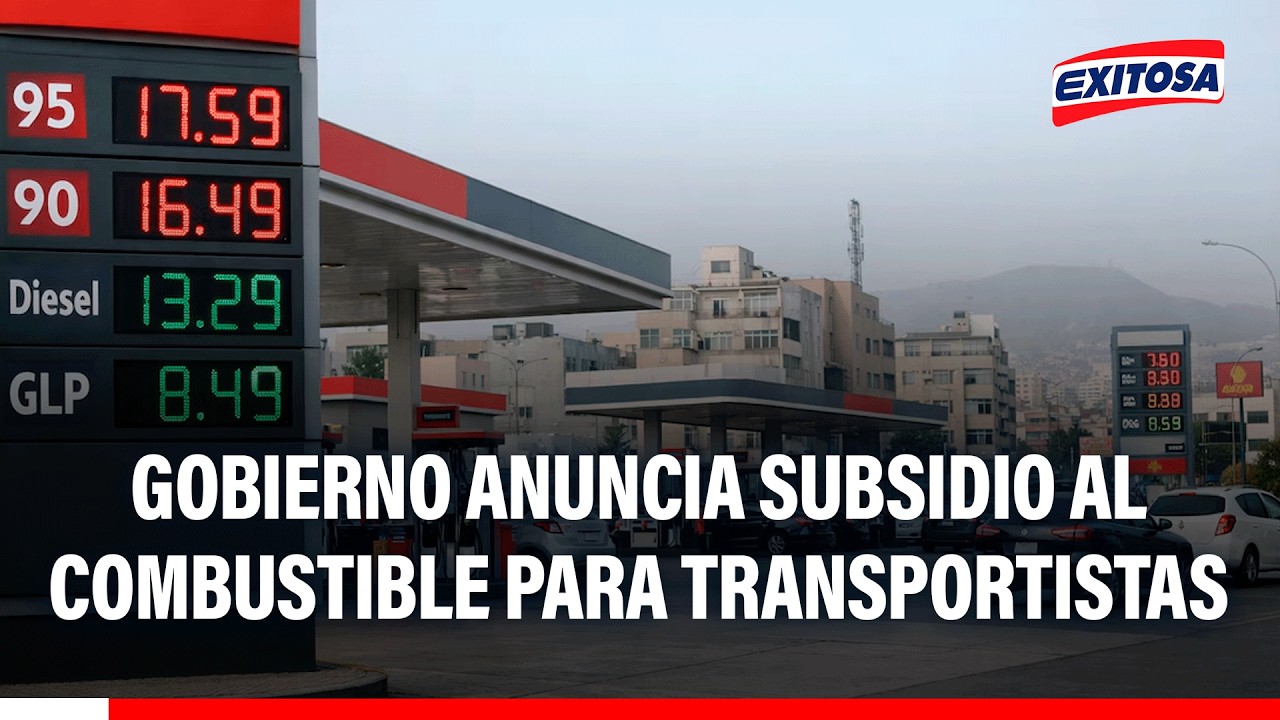 🔴🔵 Gobierno anuncia subsidio al combustible para transportistas: ¿quiénes accederán al beneficio?