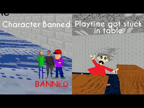 Playtime got stuck! | Baldi's Basics Custom Character Chaos!
