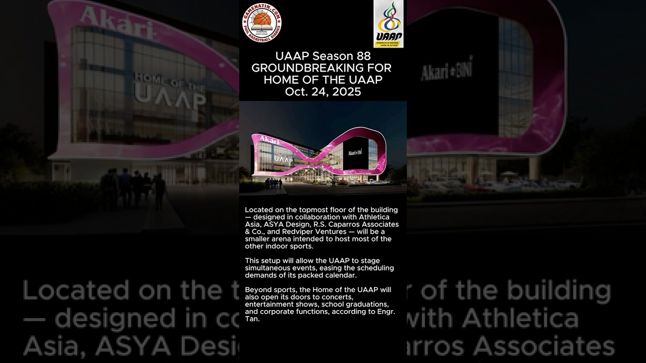 UAAP breaks ground for multi-purpose stadium in Pasig