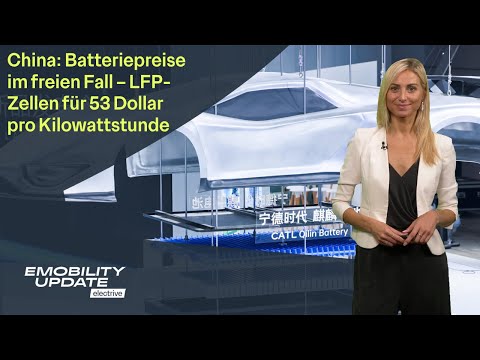 Batterie-Preissturz in China / Tesla Robotaxi verspätet / Herbert Diess Podcast – eMobility Update