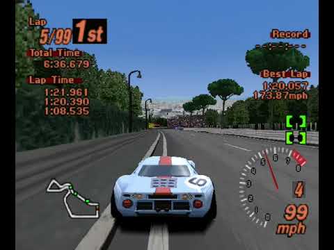 Gran Turismo 2 Plus (100%) #14 - Endurance: Millenium In Rome on Ford GT40