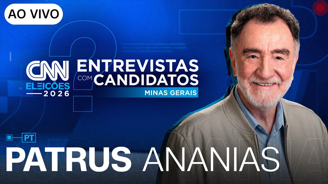AO VIVO: ENTREVISTA COM PATRUS ANANIAS (PT) AO GOVERNO DE MG | CNN ELEIÇÕES
