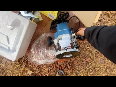 Dong Cheng DMR04 -12 unboxing#wood #dongcheng 12.7mm shank support