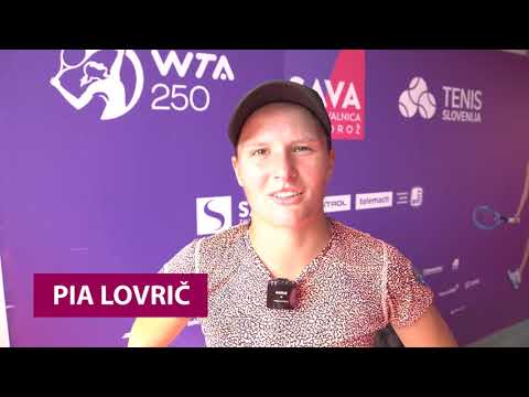 Pia Lovrič post game interview  _ WTA Zavarovalnica Sava Portorož (14.9.2021)