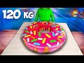 I Made A Giant 120 Kg Donut By VANZAI COOKING