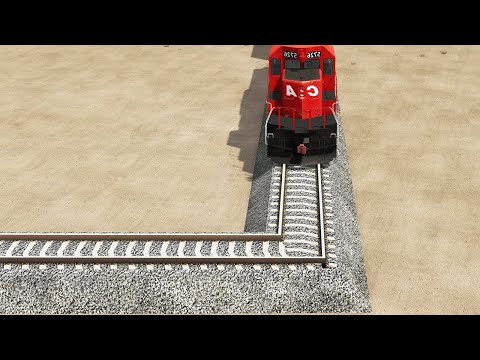 90 Degree Turn vs Train – BeamNG.Drive ( BeamNG OP )