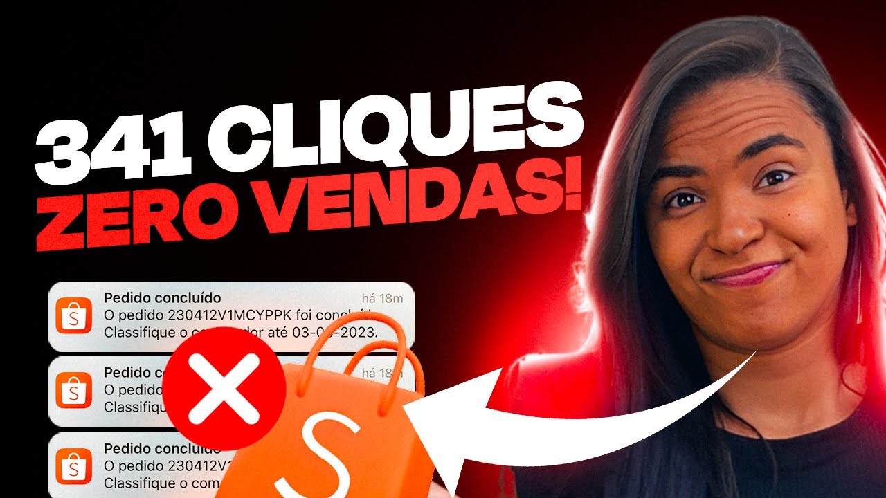 Muitos Cliques e ZERO Vendas no SHOPEE ADS. Como Resolver?