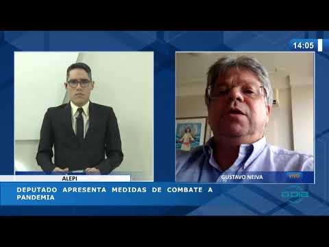 O DIA NEWS 23 04 20  Deputado Gustavo Neiva apresenta medidas de combate a pandemia
