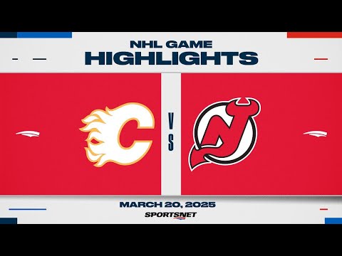 NHL Highlights | Flames vs. Devils - March 20, 2025