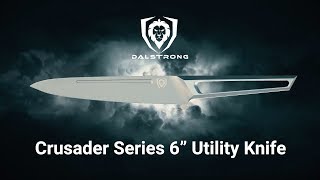 Dalstrong Crusader Series NSF-Certified Knife (5.5" Serrated Utility)