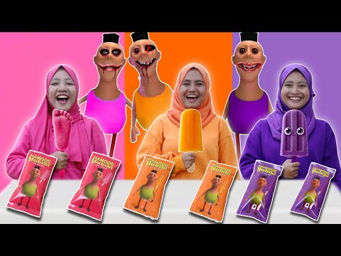 PILIH KARAKTER HAMOOD HABIBI SESUAI ES KRIM 1 WARNA PART 2 | CHIKAKU FAMILY