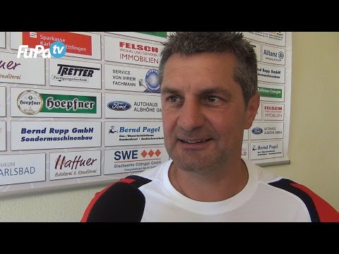 Hartmut Kaufmann - SV Spielberg - zum Spiel vs. SSV Reutlingen 05, im FuPa.tv-Interview am 13.8.2016