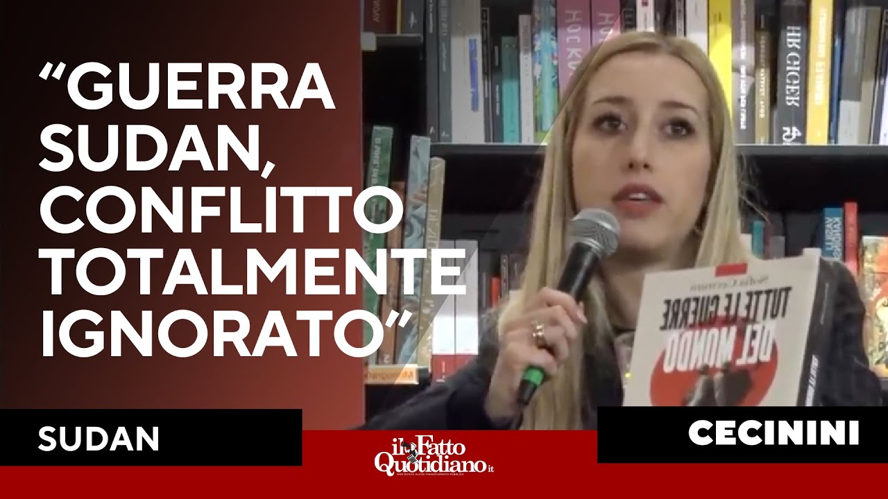 “Guerra in Sudan, un conflitto totalmente ignorato”. Sofia Cecinini dialoga con Marco Travaglio