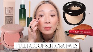 FULL FACE OF SEPHORA FAVORITES!